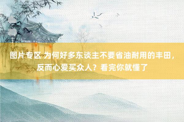 图片专区 为何好多东谈主不要省油耐用的丰田，反而心爱买众人？看完你就懂了