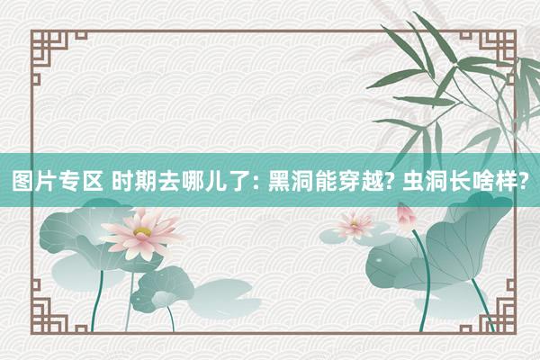 图片专区 时期去哪儿了: 黑洞能穿越? 虫洞长啥样?